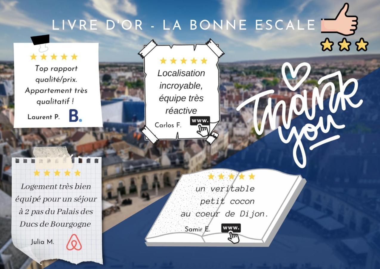 La Bonne Escale I Centre Historique Palais Ducs Apartment Dijon Ngoại thất bức ảnh